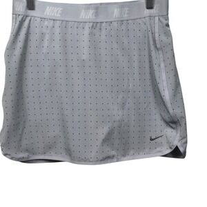 Nike Golf Womens Grey Polka Dot Athletic Skort Skirt Tennis Size XL